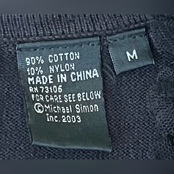 Vintage Michael Simon - Button Up - Colorful Ribbon - Cardigan Sweater - Size: M - Picture 9 of 9